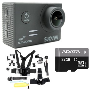 SJCAM SJ5000x Elite + zestaw akcesoriów 9w1 + karta 32GB