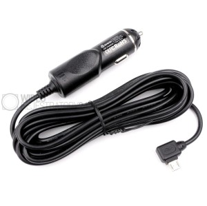 Ładowarka samochodowa DOD 1.5A (micro-USB, wtyk kątowy)