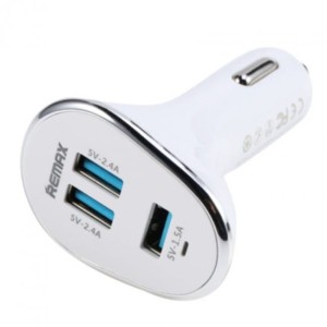 Ładowarka samochodowa REMAX 3xUSB 6.3A