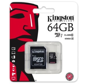 Karta pamięci microSDXC Kingston 64GB Class 10