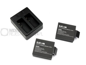 Ładowarka podwójna + 2x bateria SJCAM