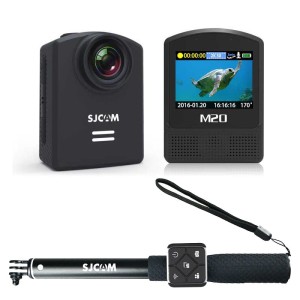 Kamera sportowa SJCAM M20 + monopod + pilot Bluetooth