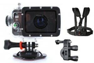 Kamera sportowa AEE S50+ +szelki +uchwyt rowerowy