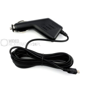 Uniwersalny zasilacz samochodowy 12-24V mini-USB