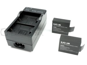 Sieciowa ładowarka podwójna + 2x bateria SJCAM
